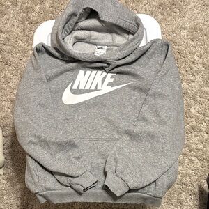 Nike youth XL Heather Gray Hoodie